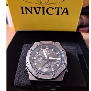 Activa x INVICTA Digital Unisex Watch 45.5mm Black ACWM303-003